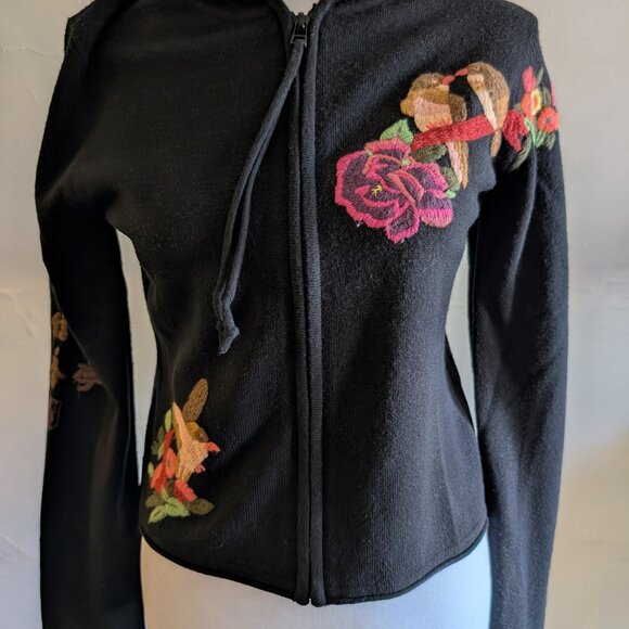 miss me y2k embroidered hoodie ALT ASO miley stewart hannah montana (small) - Picture 6 of 9